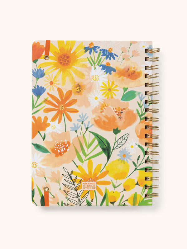 Studio Oh! Bold Blossoms Undated Tri-Tab Planner