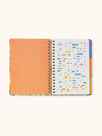 Studio Oh! Bold Blossoms Undated Tri-Tab Planner