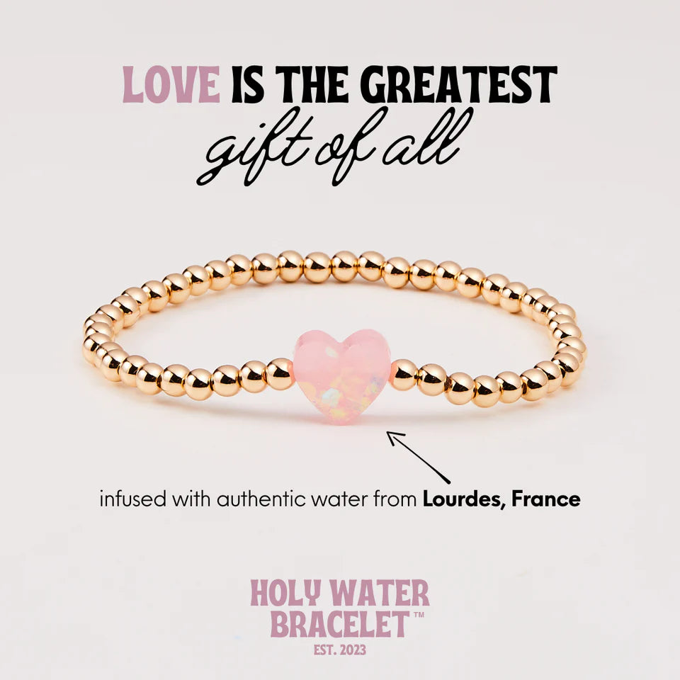 Holy Water Unconditional Love Bracelet in Gold