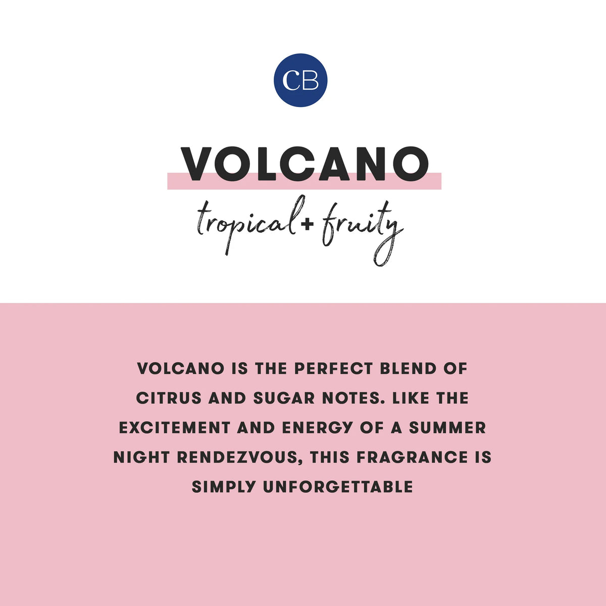 Volcano Aqua Printed Travel Tin Candle, 8.5oz