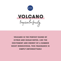 Volcano Aqua Printed Travel Tin Candle, 8.5oz