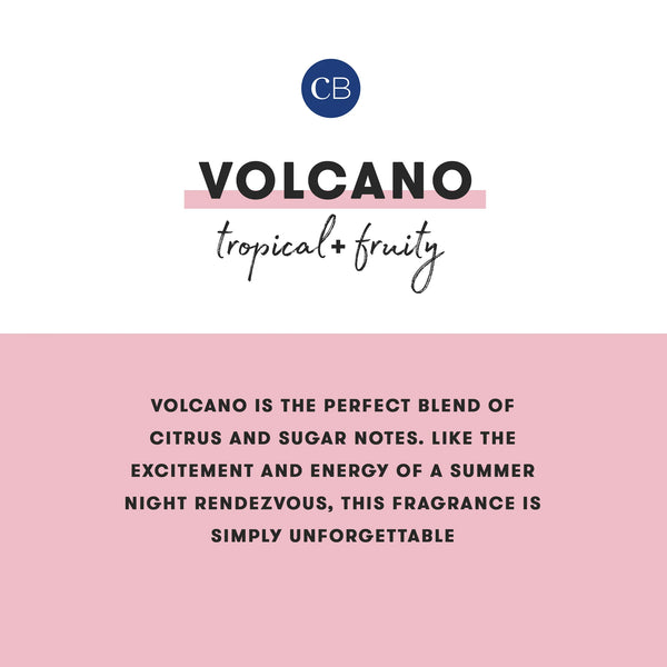 Volcano Lavender Printed Travel Tin Candle, 8.5oz