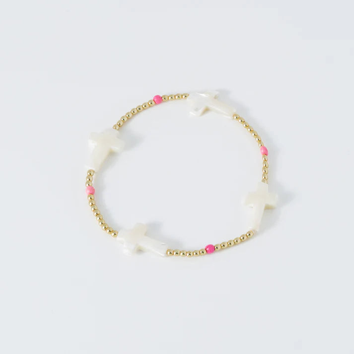 Island Girl Prayer Bracelet - Pink Passion