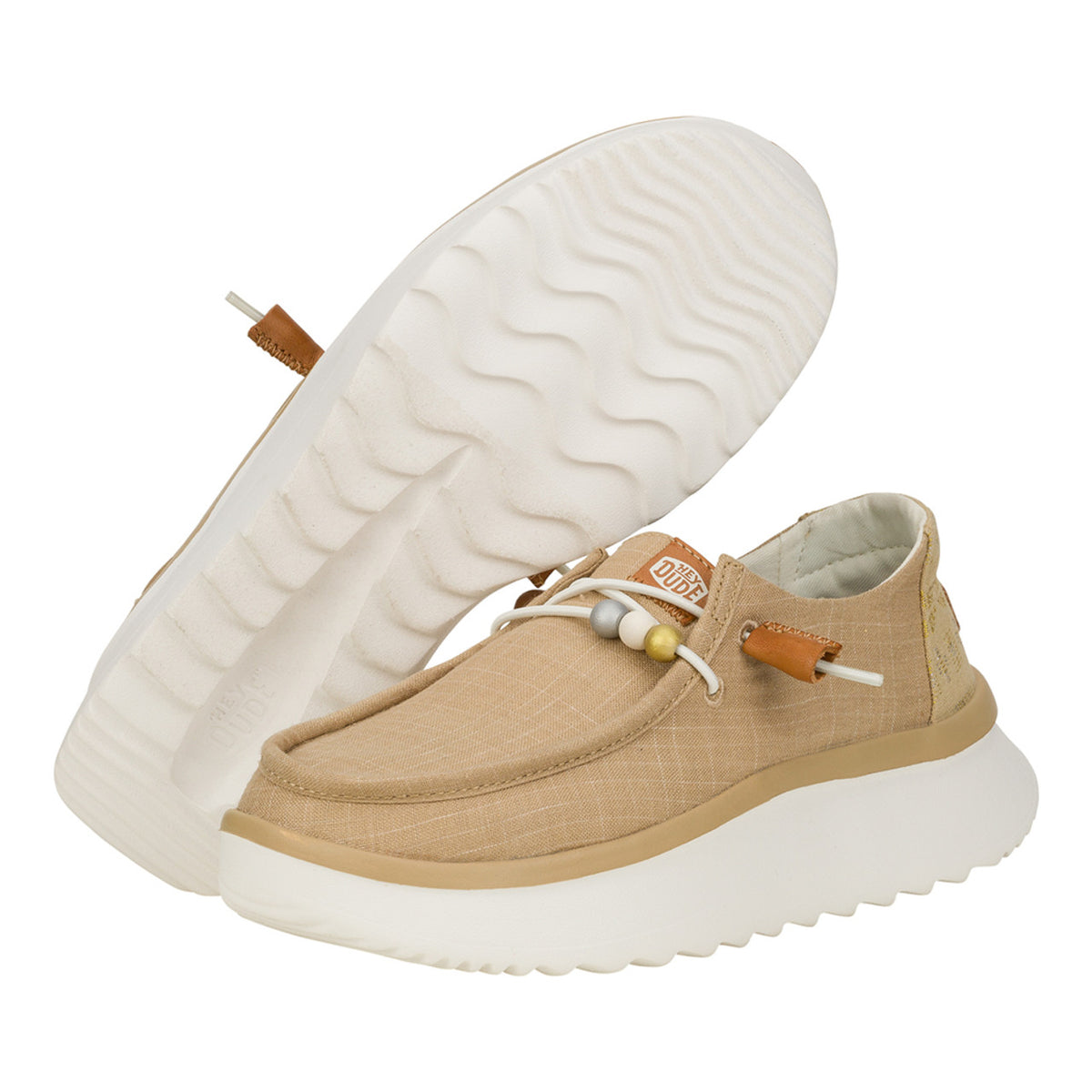 Hey Dude Wendy Peak Baja Stripe Tan