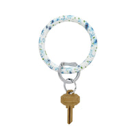 Silicone Big O® Key Ring - 50 States Blue