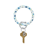 Silicone Big O® Key Ring - 50 States Blue