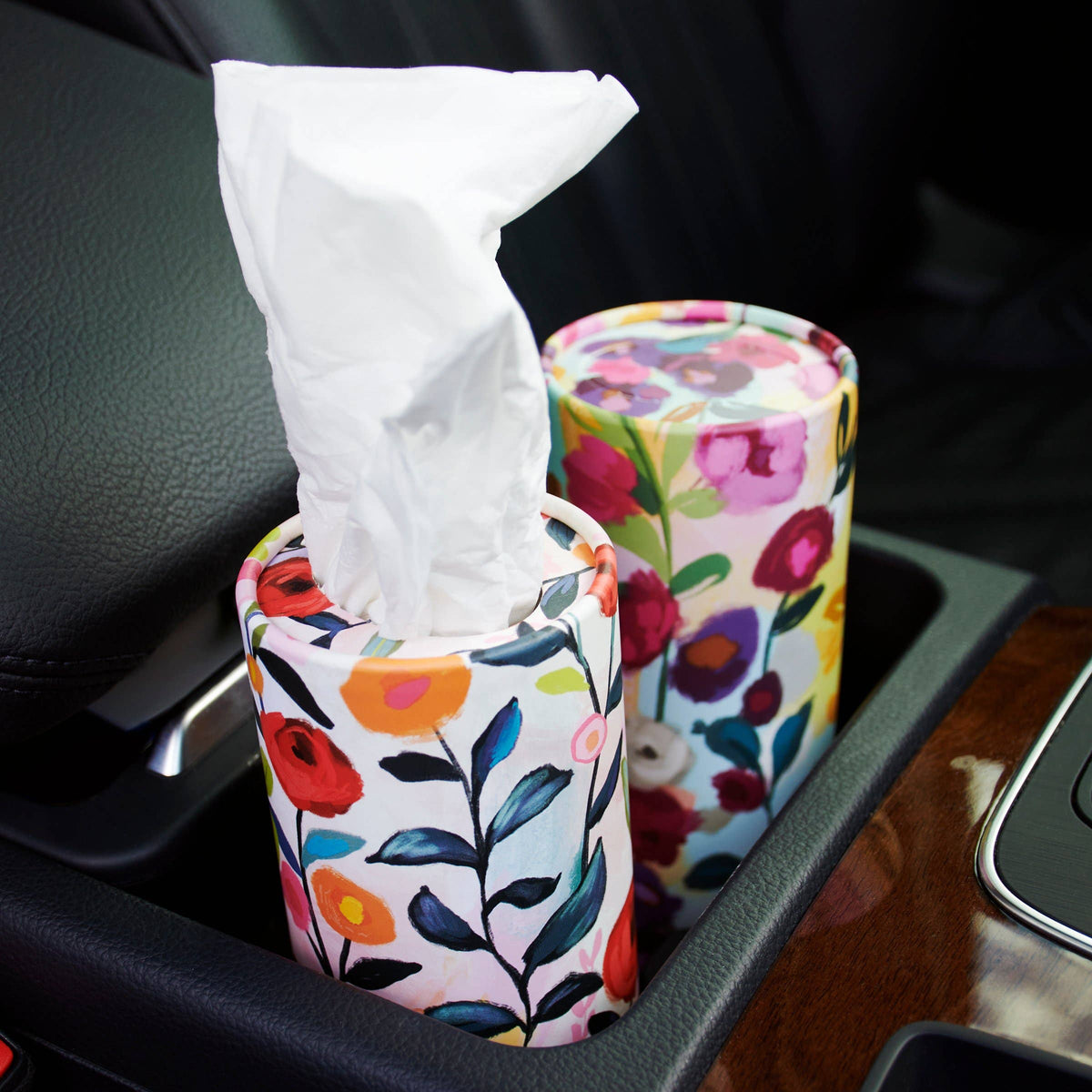 Bright Floral Tissue Box