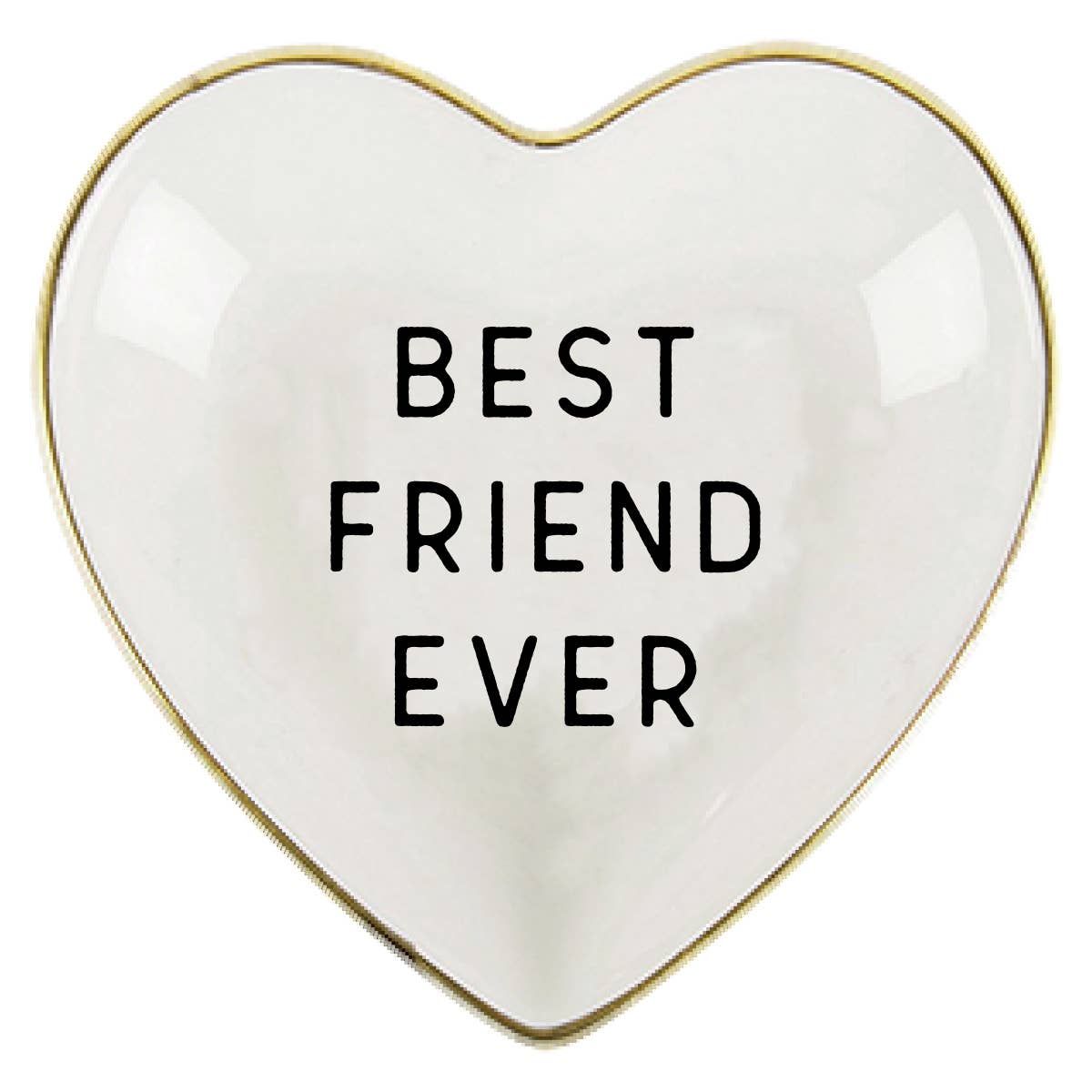 Heart Shaped Trinket Tray | Best Friend Ever