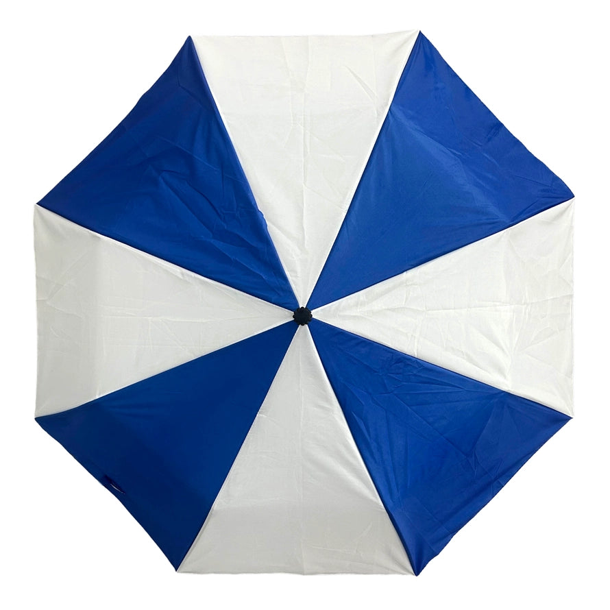 Blue/White Topsy Turvy Umbrella