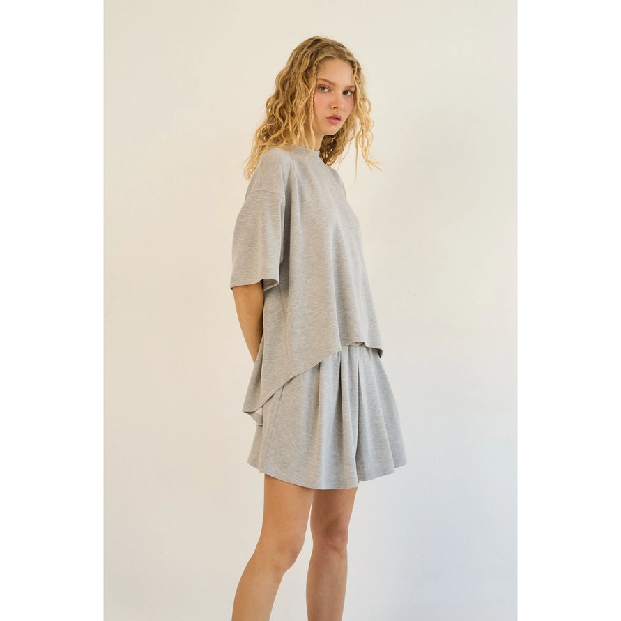 Soft Modal Pleated Set