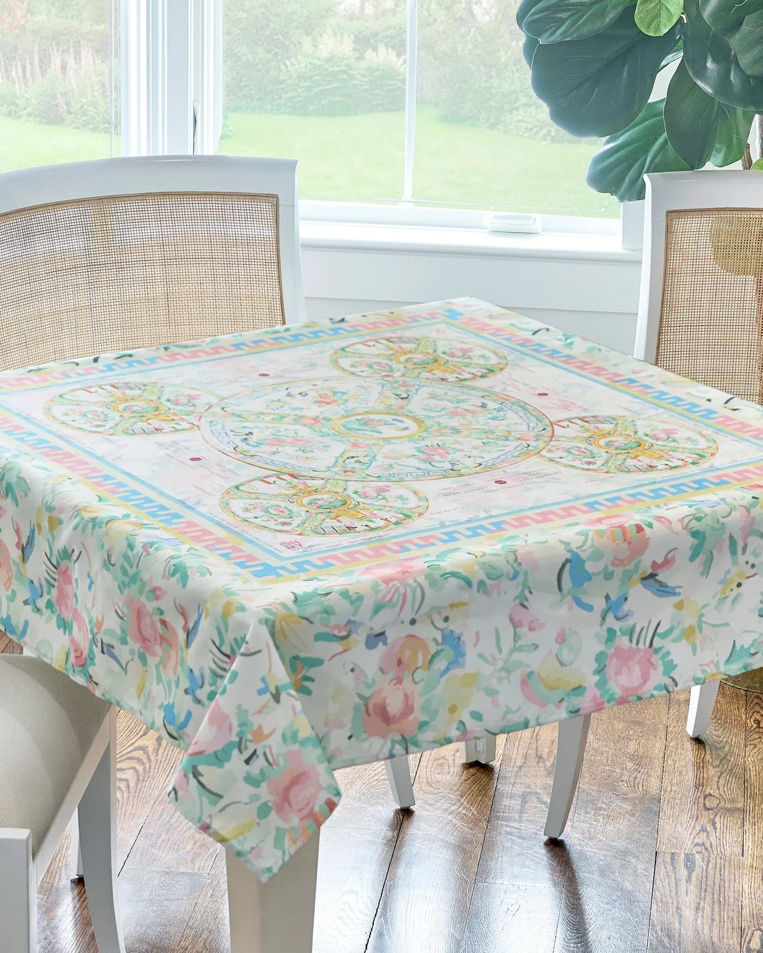 Aristocrat Tablecloth Instructional Mahjong Tablecloth
