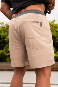 Athletic Shorts - Heather Khaki - Driftwood Camo Liner