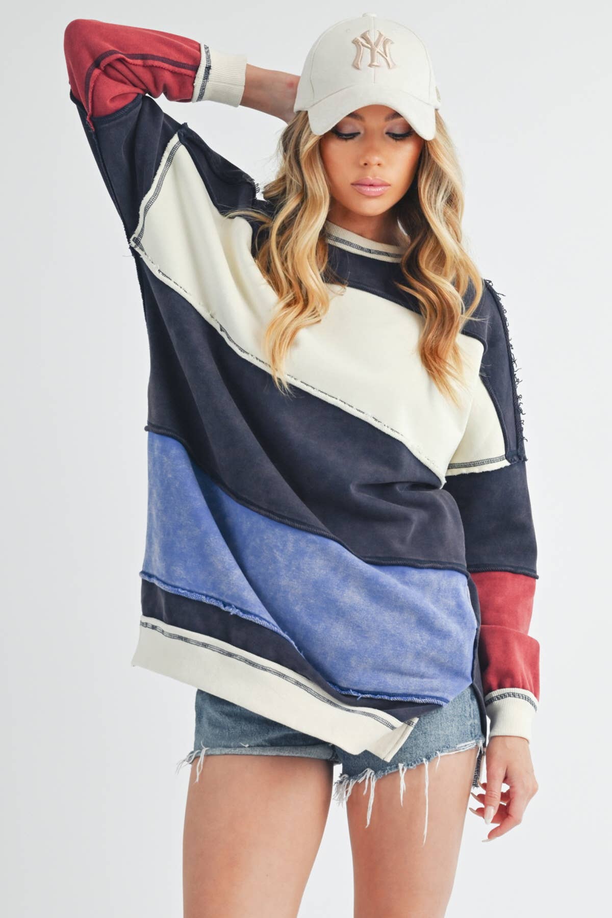 The Tilly Color Block Sweatshirt