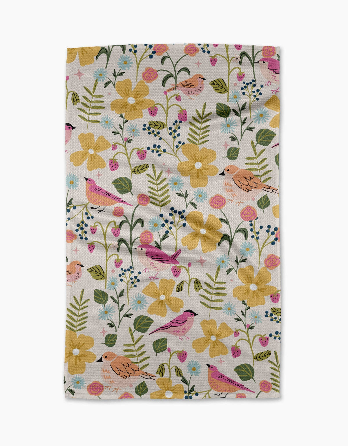 Geometry - Summer Songbirds Tea Towel