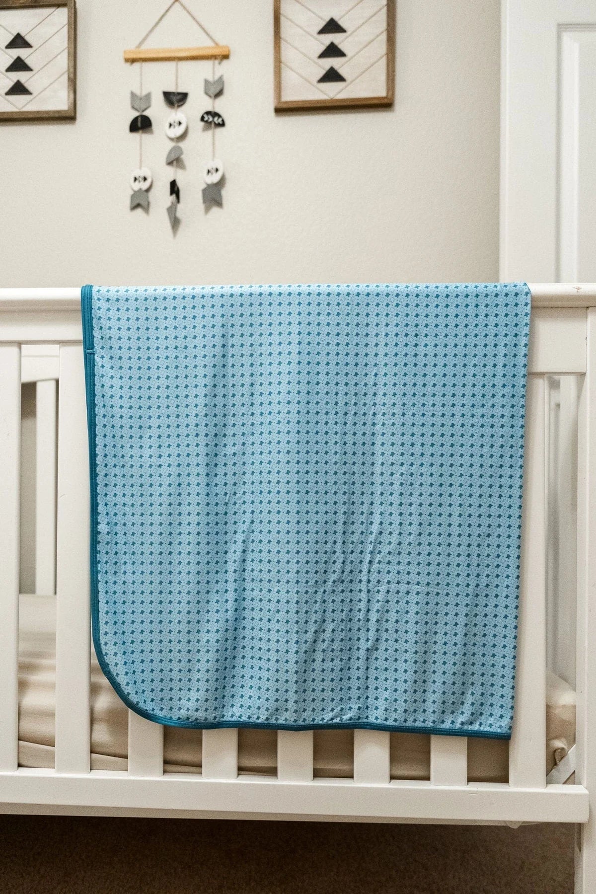 Baby Swaddle - Texas Light Blue