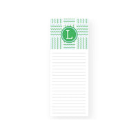 Initial Magnetic Notepads