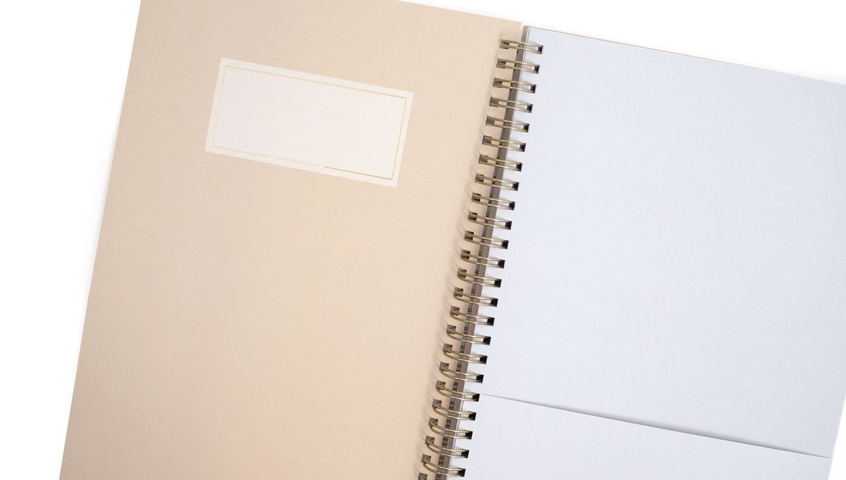 Church Notes Co. - Notebook - Dove Grey