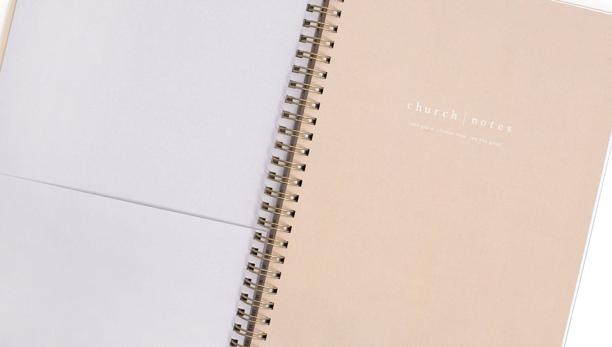 Church Notes Co. - Notebook - Dove Grey