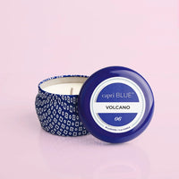 Volcano Signature Blue Mini Tin Candle - 3oz