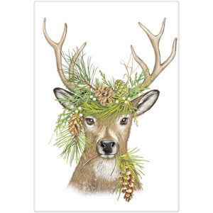 Pine Deer Bagged Towel