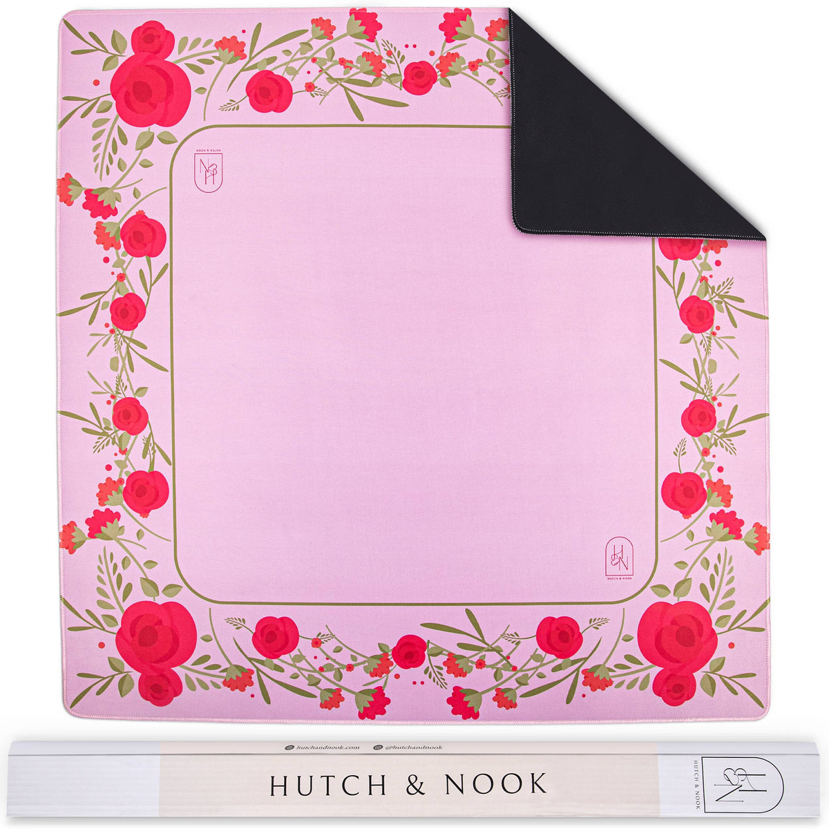 Pink Rose Mahjong Mat