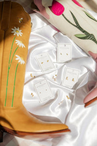 Screwback Stud Earrings - Daisy Cowgirl Boot