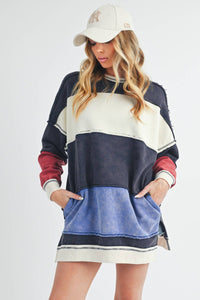 The Tilly Color Block Sweatshirt