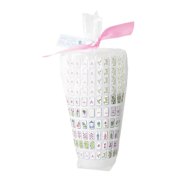Mahjong Wreath Frosted Cup