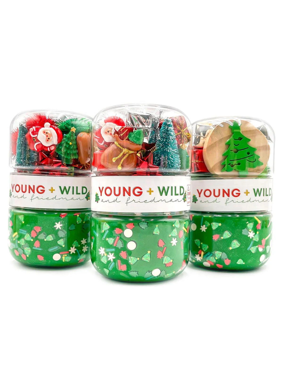 Grab & Go Dough Jar - Christmas Tree