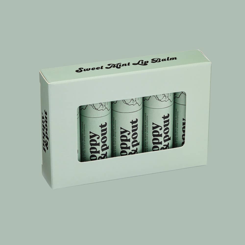 Poppy & Pout - Lip Balm, Sweet Mint