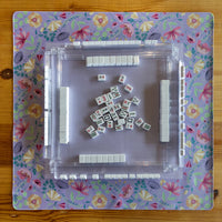 Lavender Floral Mahjong Mat