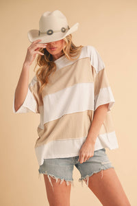 The Polly Color Block Top