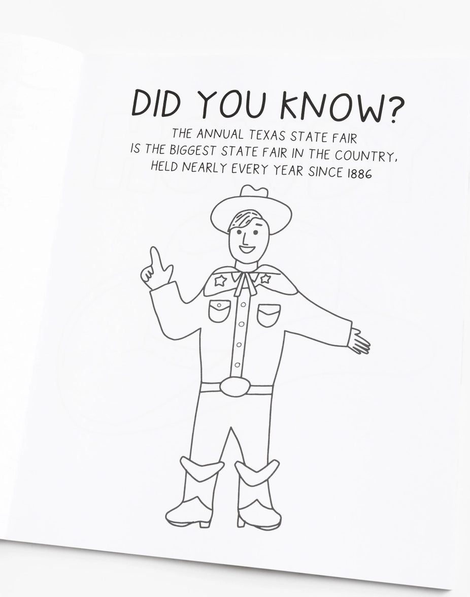 Texas Coloring Book