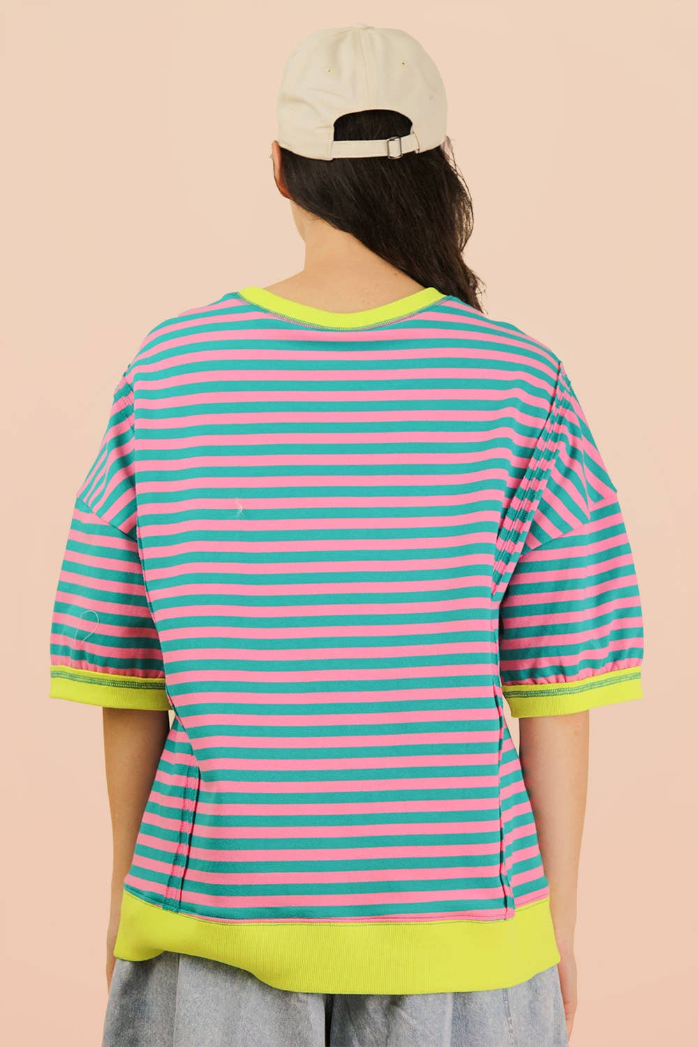 Stripe Casual Knit Top