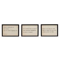 Wood Framed Wall Decor with Saying