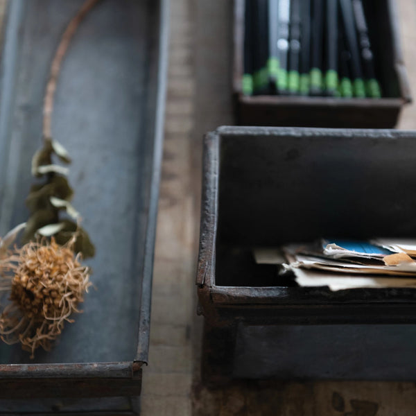 Found Decorative Metal Baking Tray