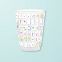Mahjong Wreath Frosted Cup