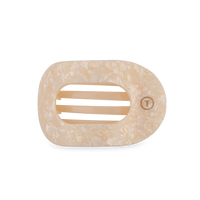 TELETIES - Flat Round Hair Clip | Medium | Soft Surf