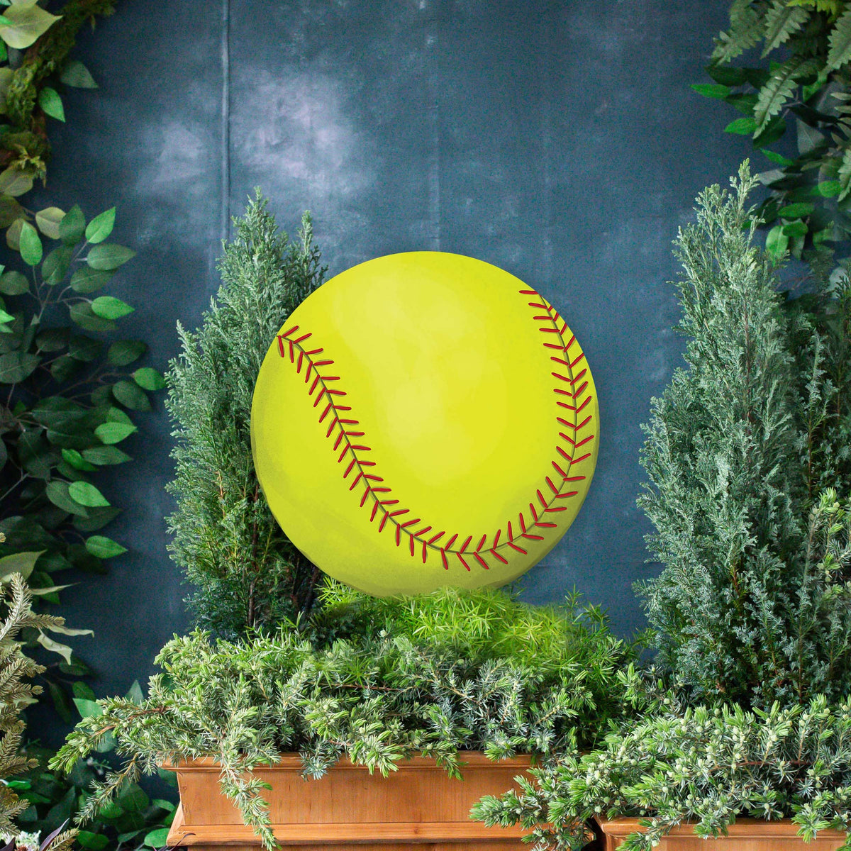 Softball Garden Stake