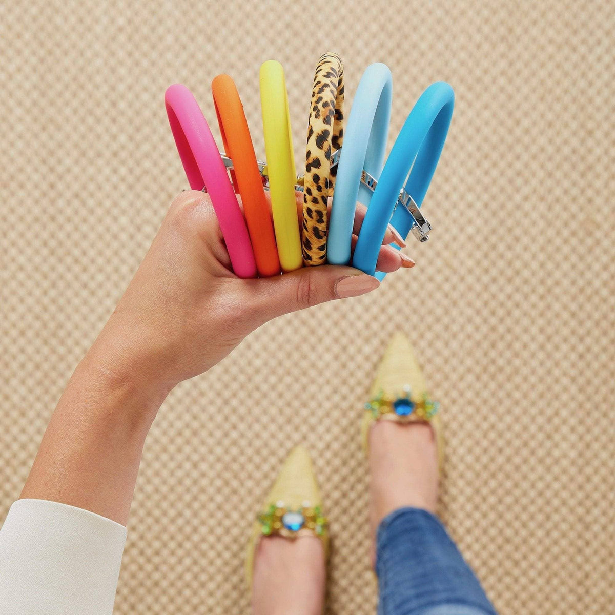 Silicone Big O® Key Ring - Cheetah