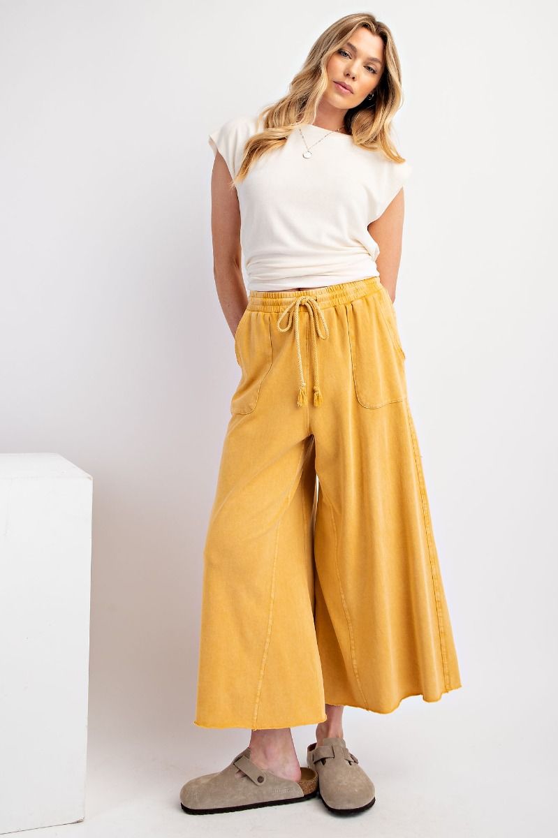 The Darcy Pant - Mustard