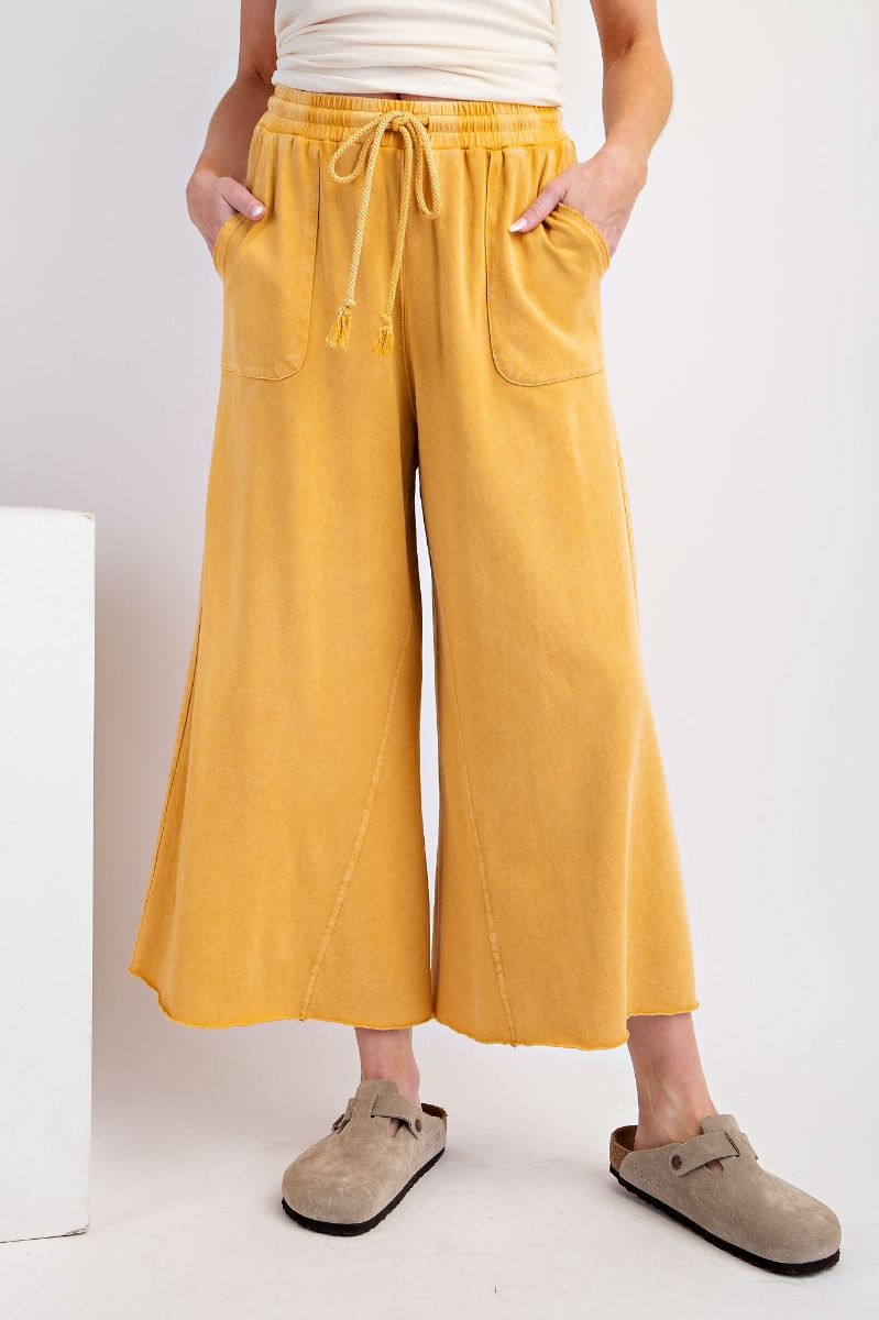 The Darcy Pant - Mustard