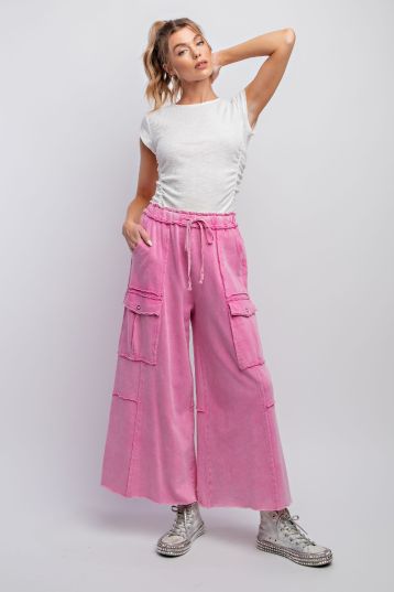 Feeling Good Cargo Pant - Pink