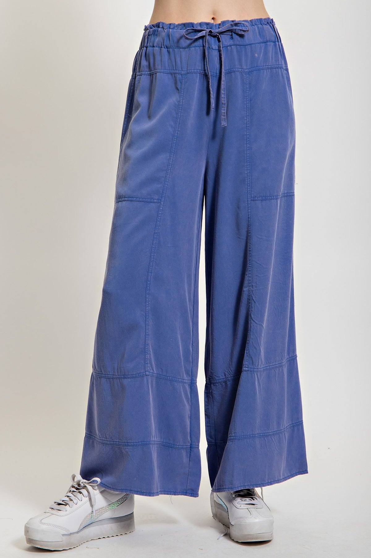 Washed Wide Leg Pant