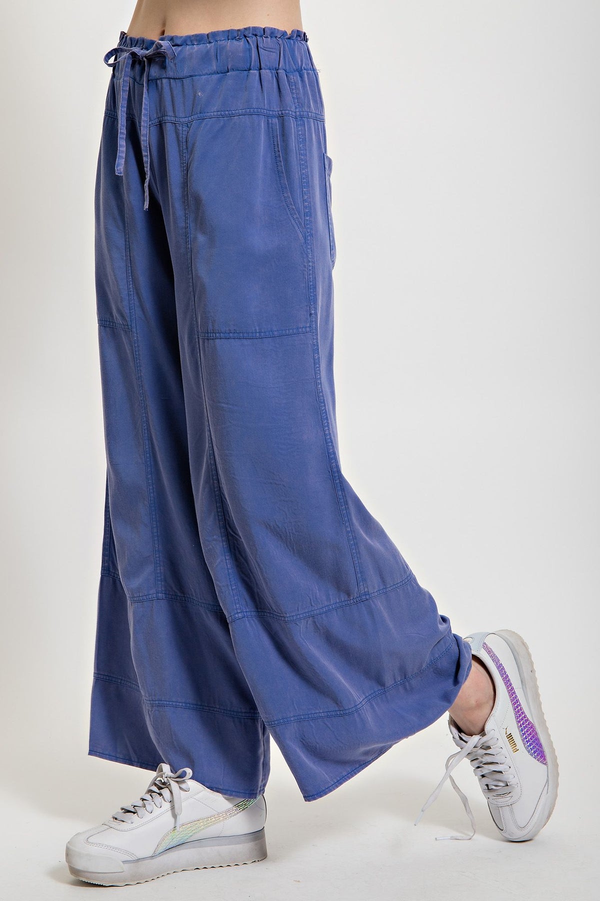 Washed Wide Leg Pant