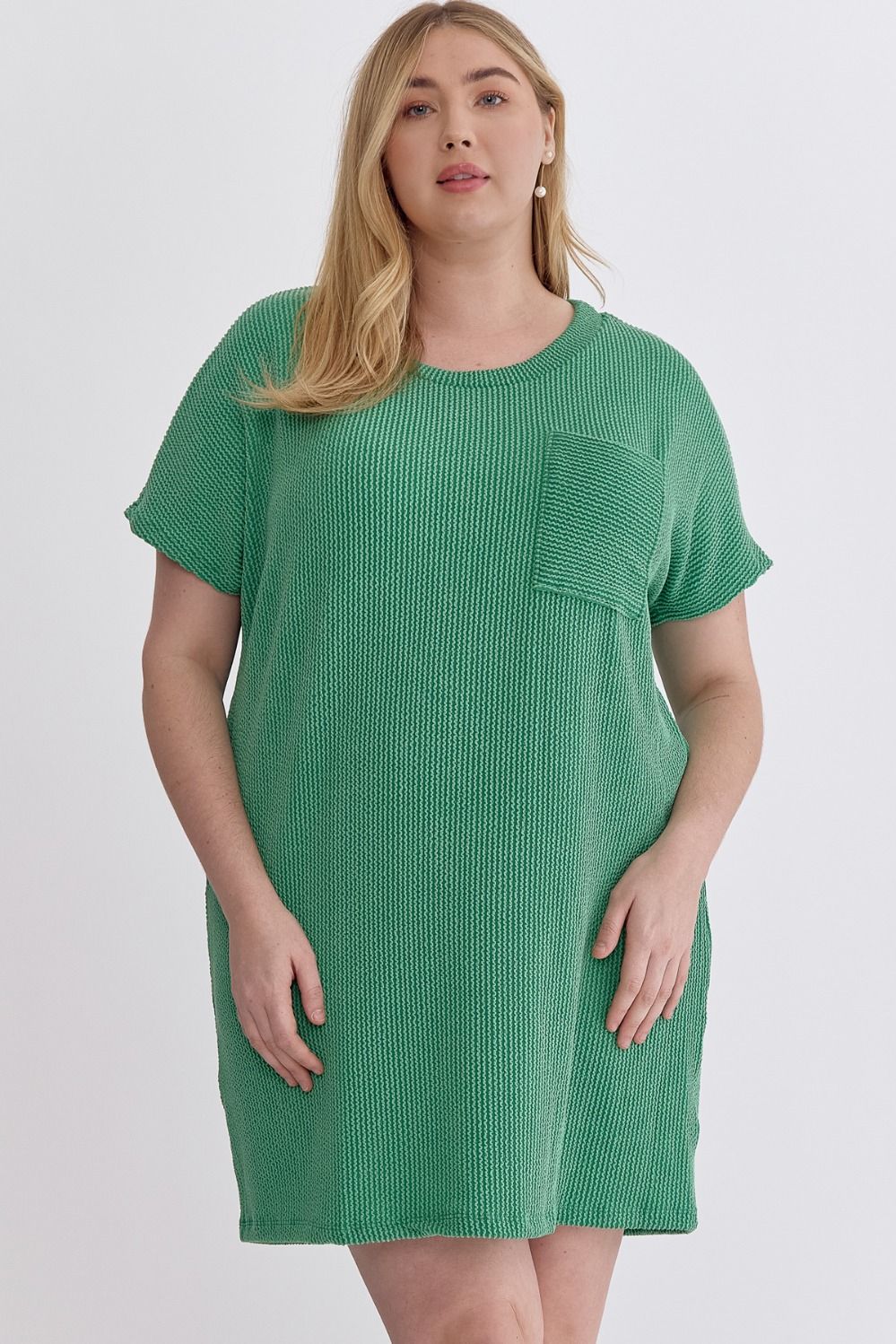 The Cody Dress Plus - Kelly Green