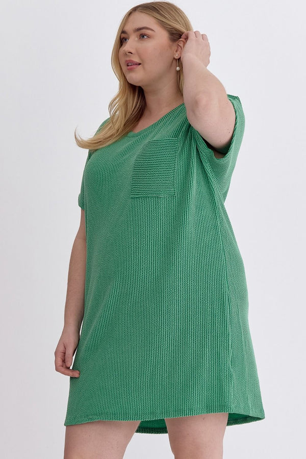 The Cody Dress Plus - Kelly Green