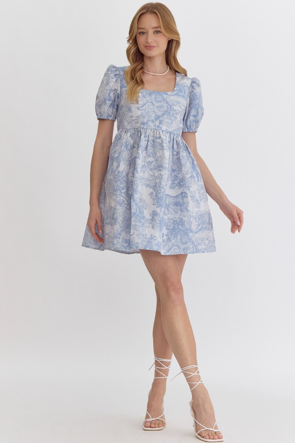 The Carla Dress - Blue