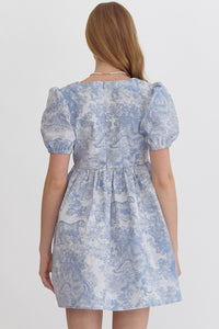 The Carla Dress - Blue