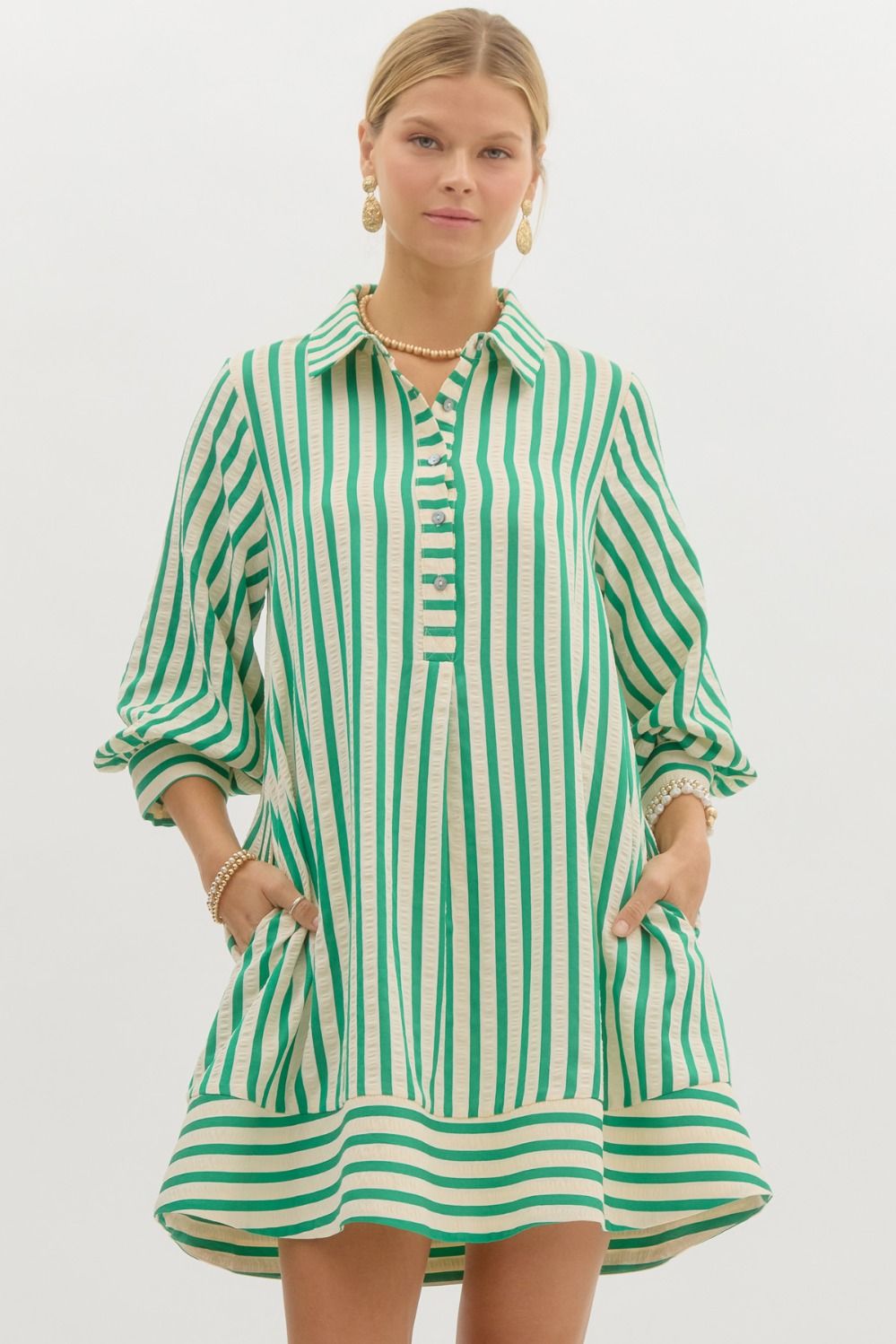 The Chapman Dress - Green